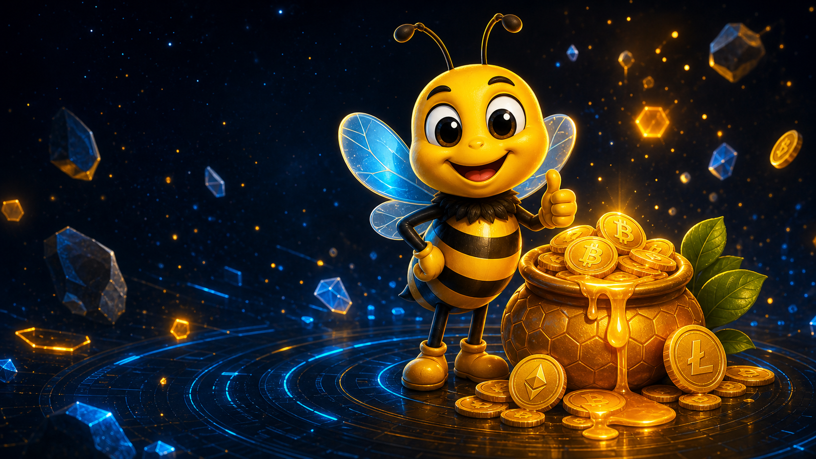 FaucetpayMY crypto earning mascot